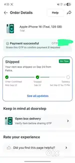 Iphone 16 only ₹58,000 seal pack at lowest price big billion days sale