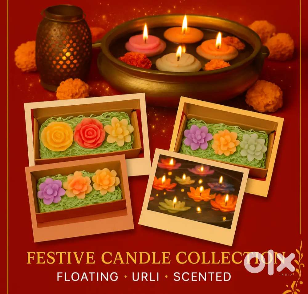 Handmade Scented Decorative Candles – Perfect for Gifting & Home Décor
