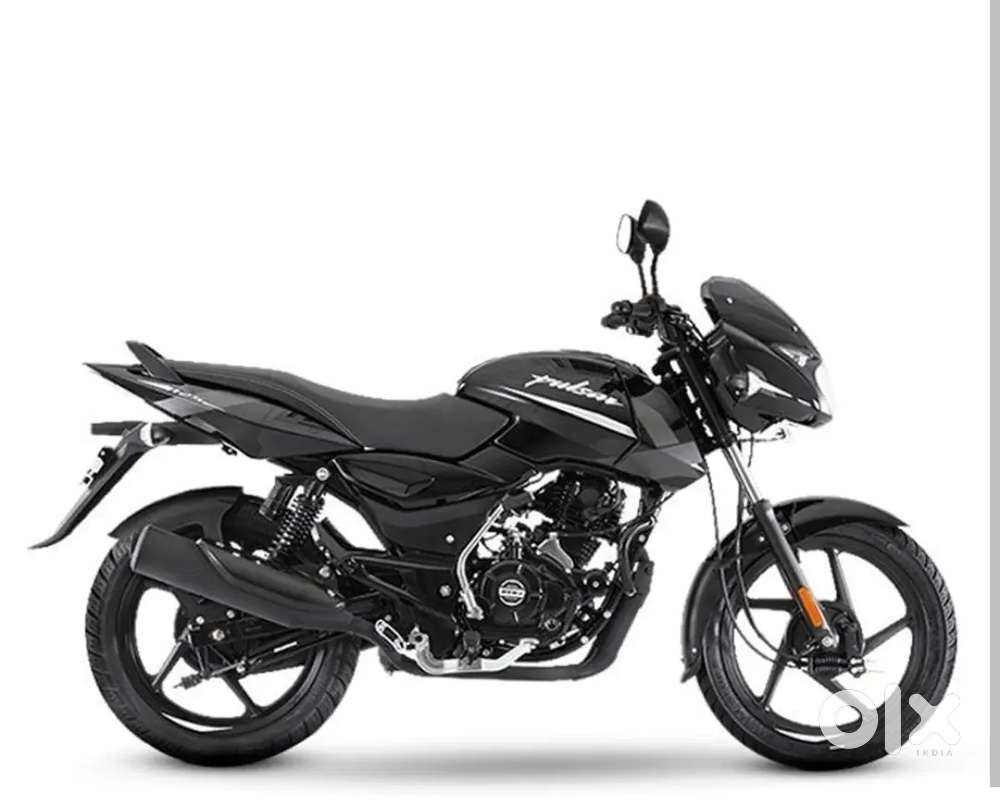 Brand new April 2025 bike pulsar 125 black color
