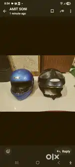 Studds helmets 2 pcs