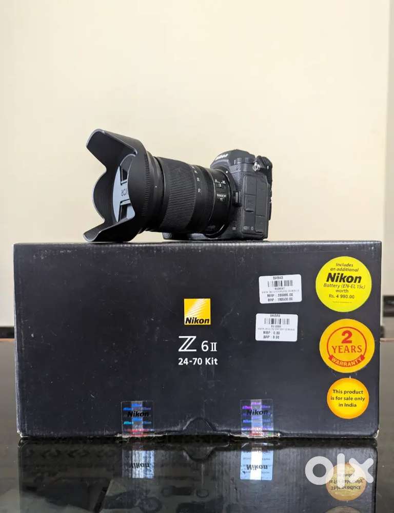 Nikon Z6 II + NIKKOR Z 24-70mm f/4 S Lens – Mint Condition