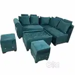 Super discount buy new sofa 8499, L size sofa 13990/-EMI on bajaj