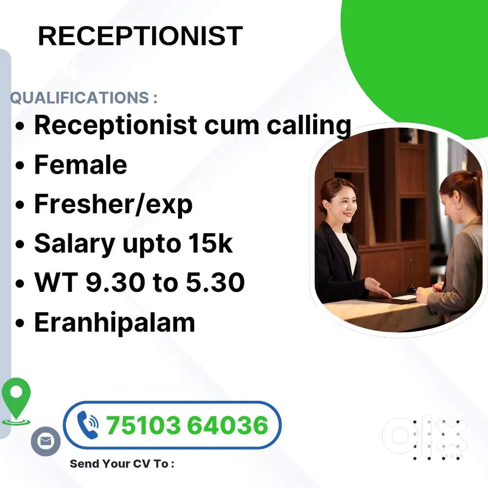HIRING RECEPTIONIST