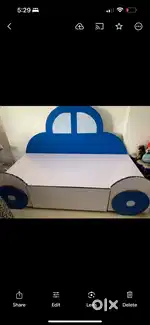 Kids car bed