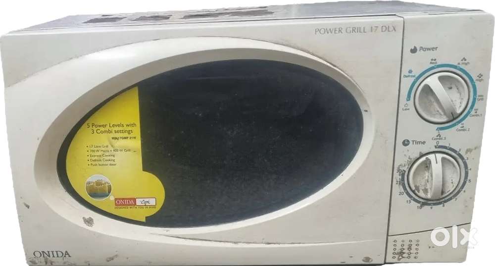 Onida microwave with utensils