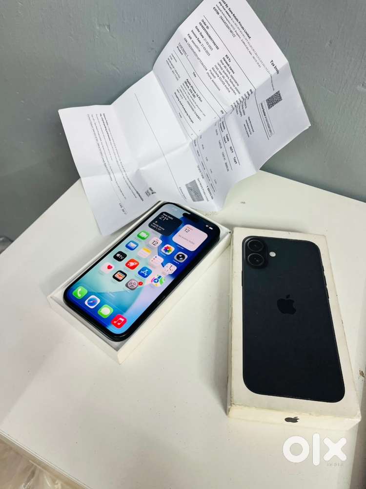 Apple iphone 16 plus 256gb under Apple warranty BH :97% with full kit
