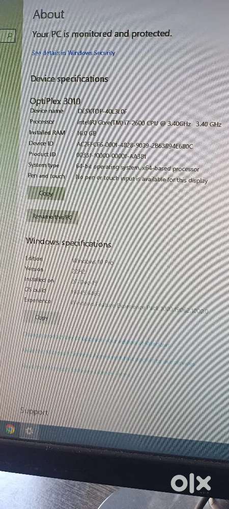 CPU,monitor,I7 system