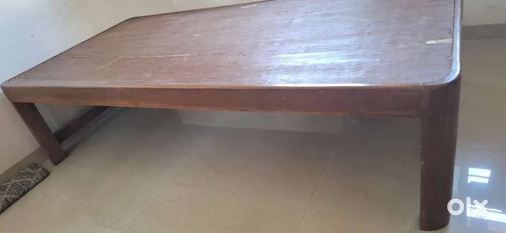 Single wooden bed in good condition