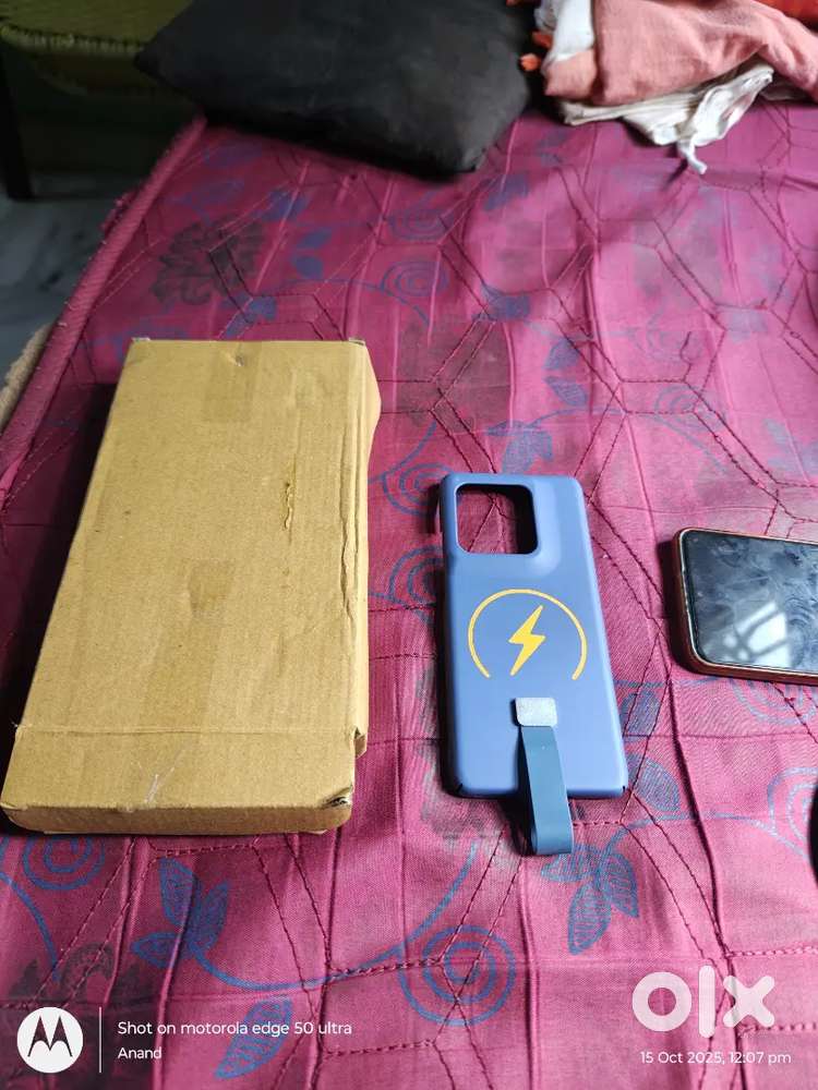 Moto edge 50 ultra back case with magsafe blue colour