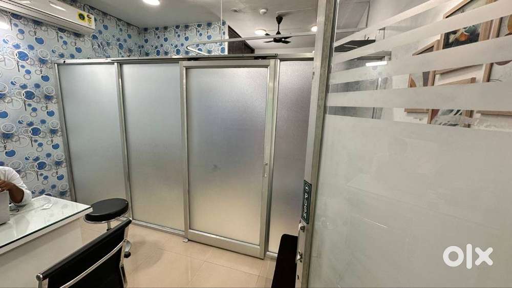 front facing main road corner shop with bathroom in ashok nagar sarkan