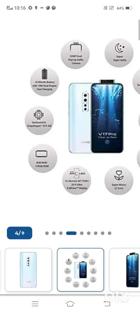 Vivo v 17 pro best selling 1.5 year used
