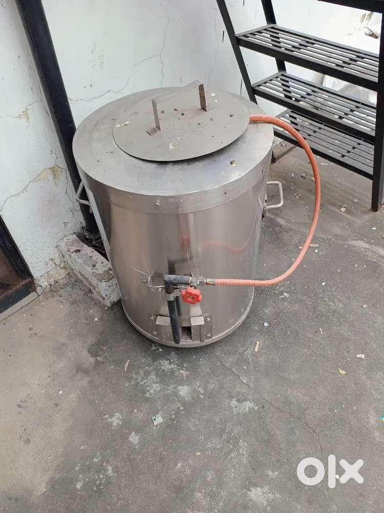 Stainless steel gas tandoor