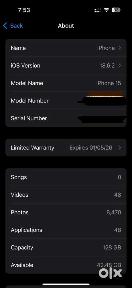 Iphone 15 6/128