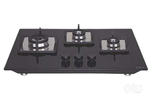 Elica Gas Stove Glass Top 3-Burner