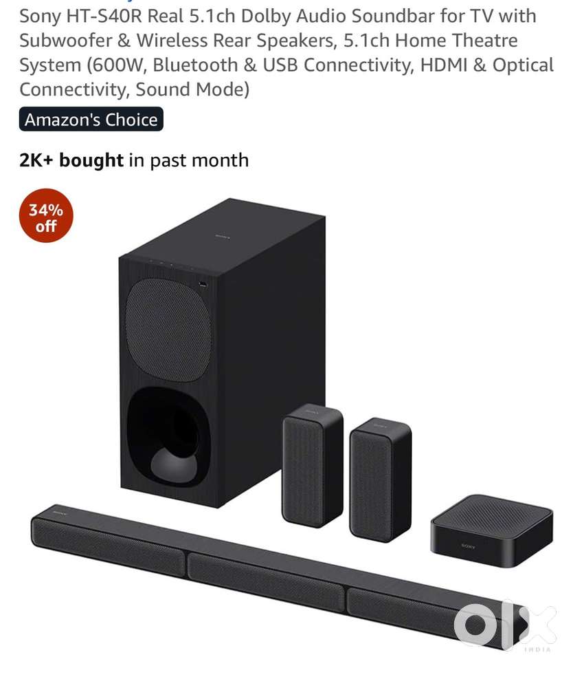 Sony HT-S40R 5.1 Dolby Music System