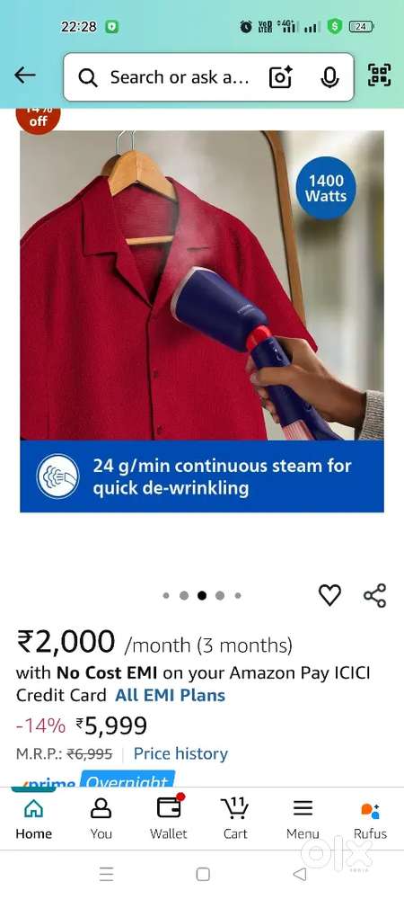 Philips Hand Head Steamer