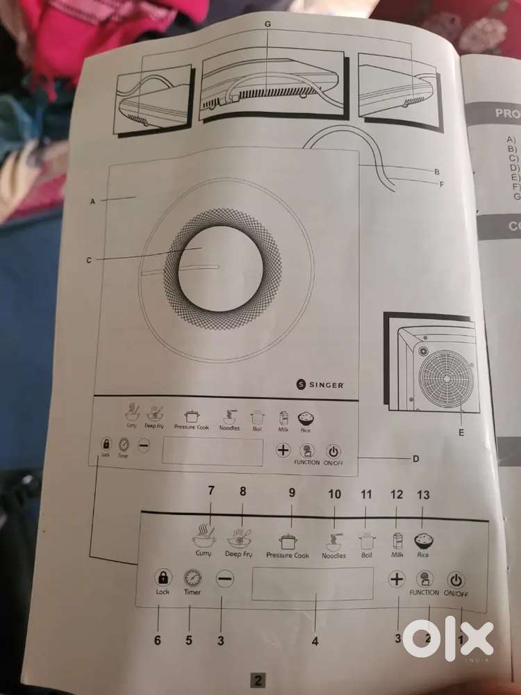 Singer induction stove