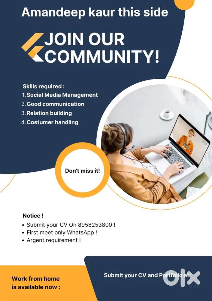 Work from home/Office