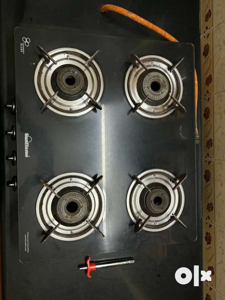 Glass top gas stove for sale