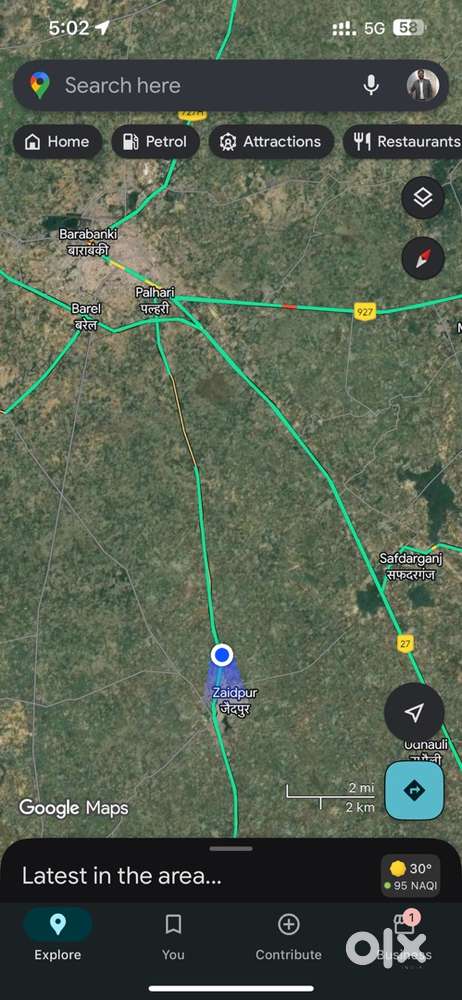 6000 Sqft on SH 13 Barabanki Zaidpur Road