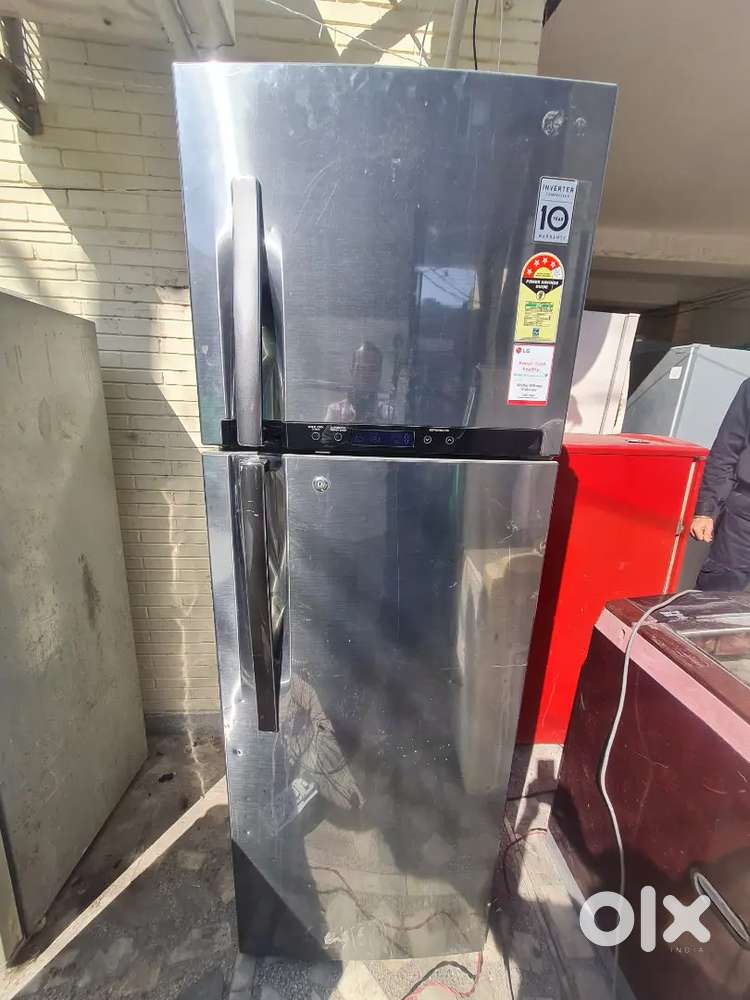 Fridge Double door LG 4 Star INVERTER Fully working  300 Liter