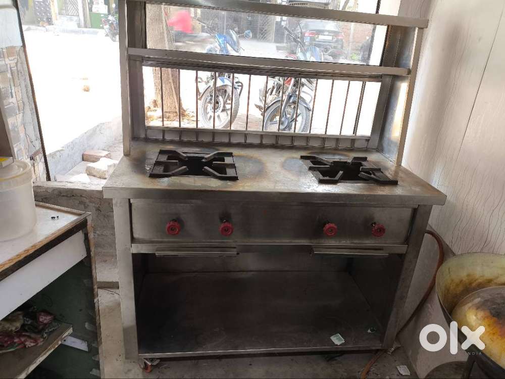 Commercial Bhatti, working table , Deep fridge, momostreamer, table