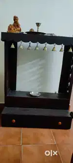 POOJA STAND MAHAGONY WOOD