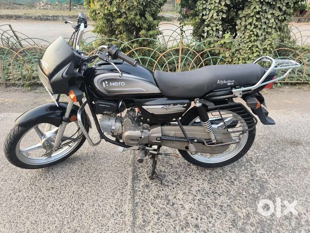 Hero splendor plus self start