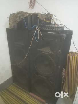 Ahuja Double 15 speaker box×2