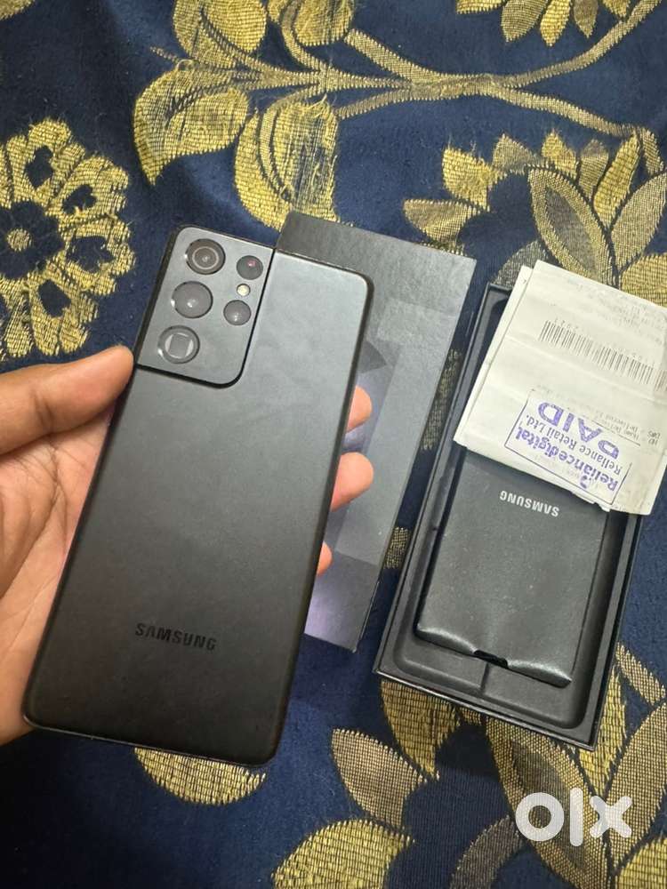 12/256 samsung galaxy s21 ultra with bill box and charger