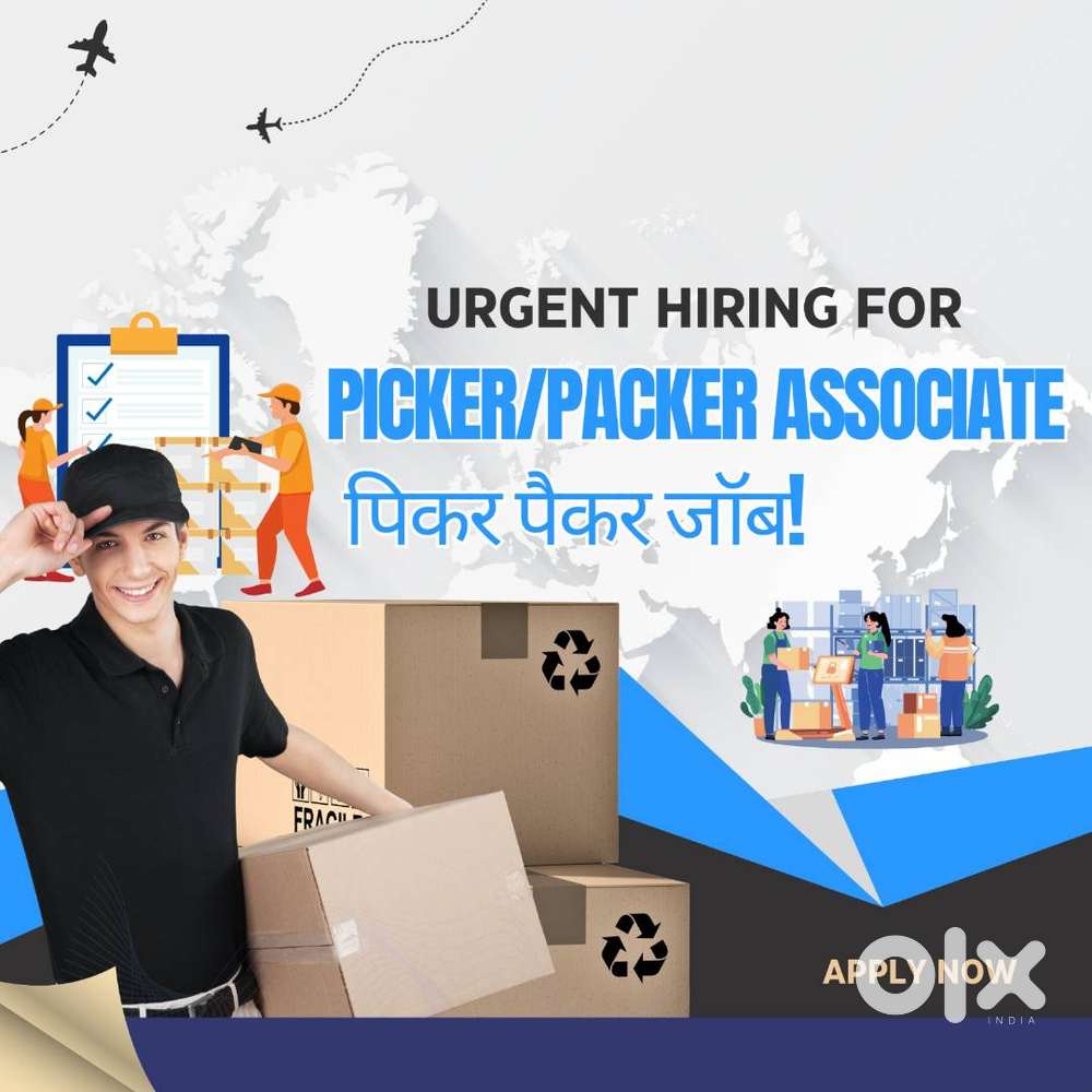Urgent Hiring for Picker / Packer in Raj Nagar,Ghaziabad