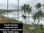 Settlement plot ponda