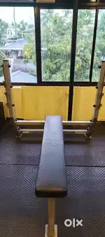 FLAT AND INCLINE CHEST BARBEL PRESS MACHINE