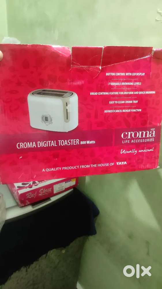 Croma digital Toaster popup