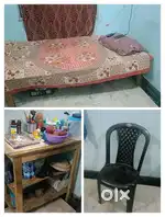 Bed,chair & table