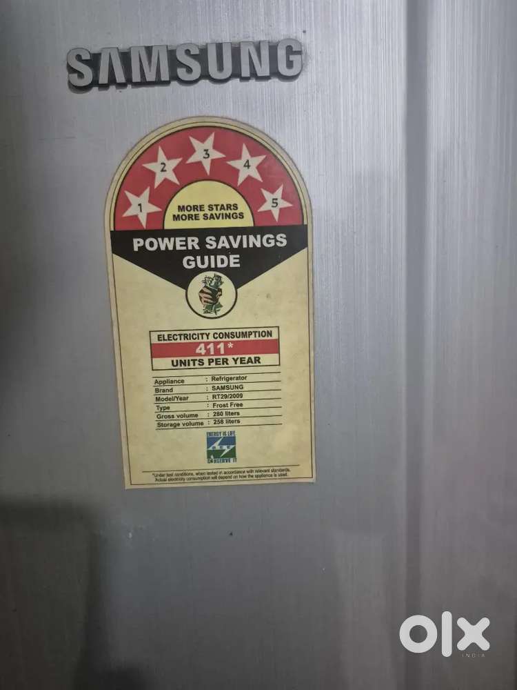 Samsung double door fridge available for sell