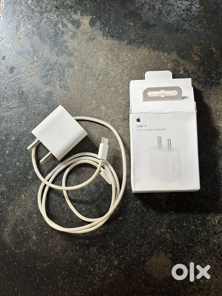 Apple adapter and cable original sell argent