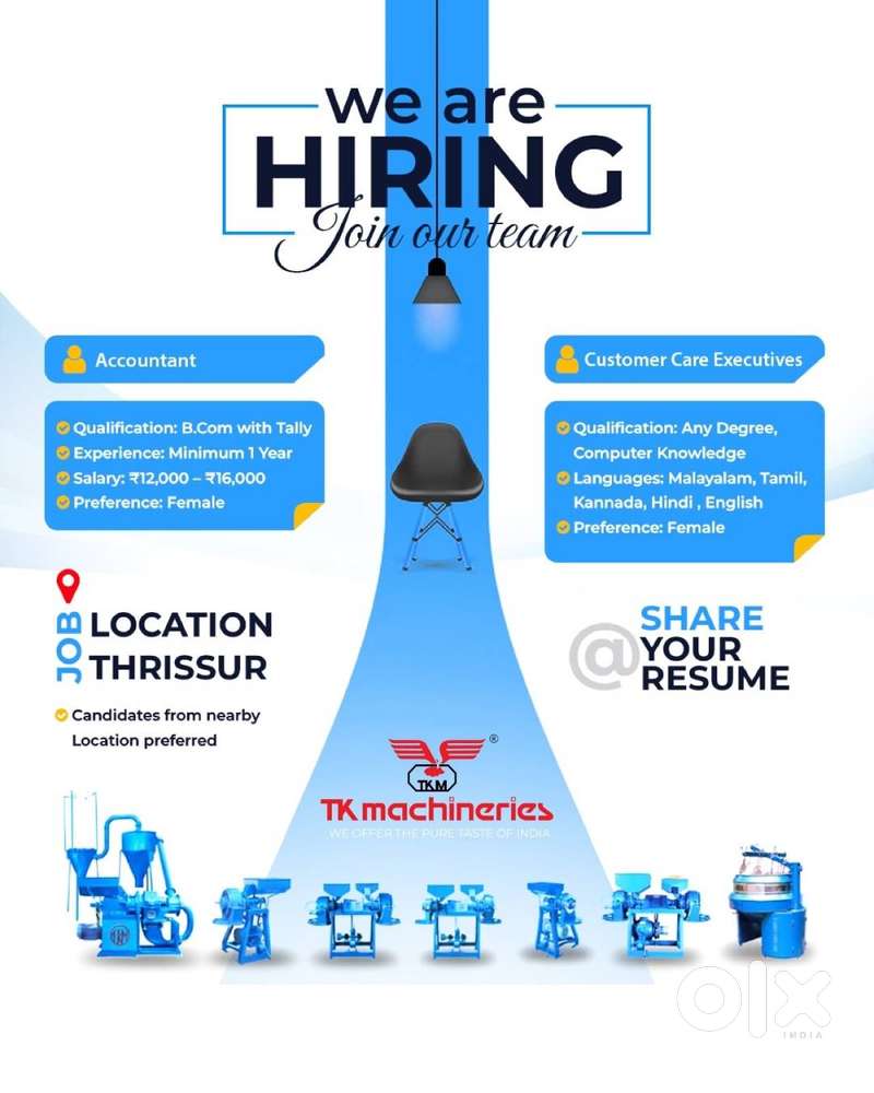 Lady Customer Care Executive