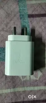 Want to sell original Samsung adapter with type c data cable.
