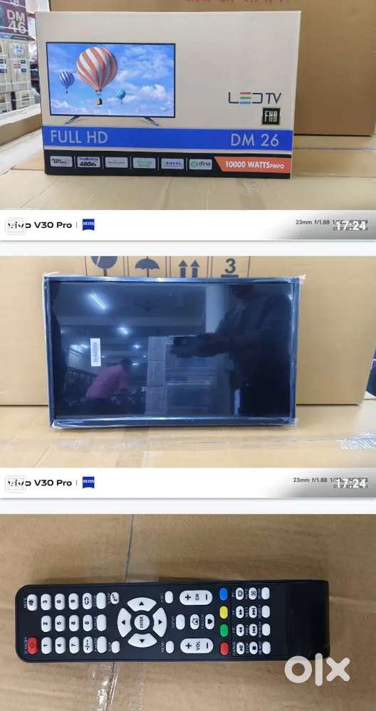 Single door fridge, tv,waching machin,