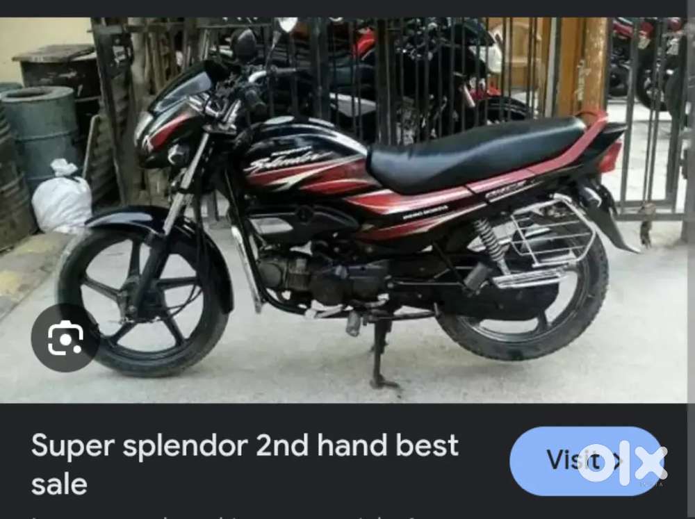 Hero honda supar splendor 2013 model ok condition good average