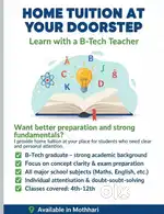 Home Tuition at Your Doorstep – Learn with a B.Tech Teacher