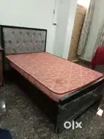 Wooden Bed with Sleepwell mattress free