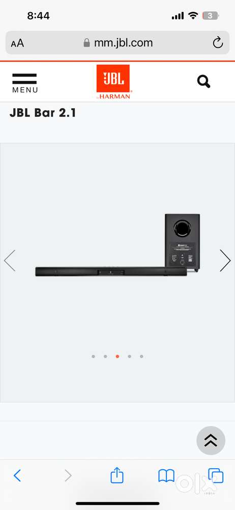 Jbl bar 2.1 with Dolby atmos