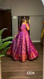 Brand new silk long gown