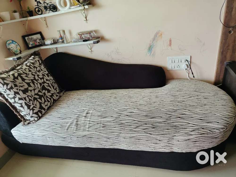 Sofa set and queen size bed