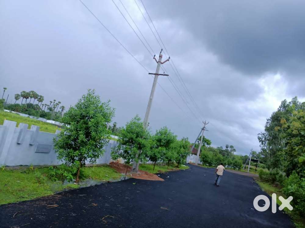 Vuda approved & Fully developed Residential plots in Jonnada loan faci
