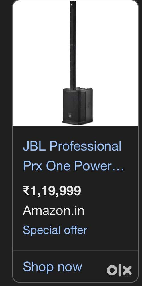 JBL PRX ONE ALL IN ONE  COMPACT PA SYSTEM