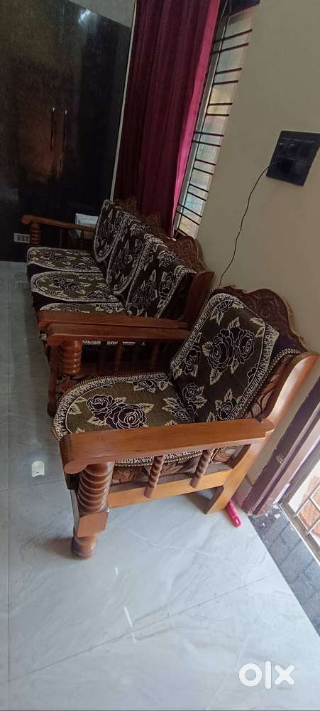 Teak wooden sofa set