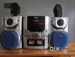 Panasonic hifi music system,cd,fm,mic excellent working